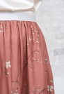 летняя шелковая юбка